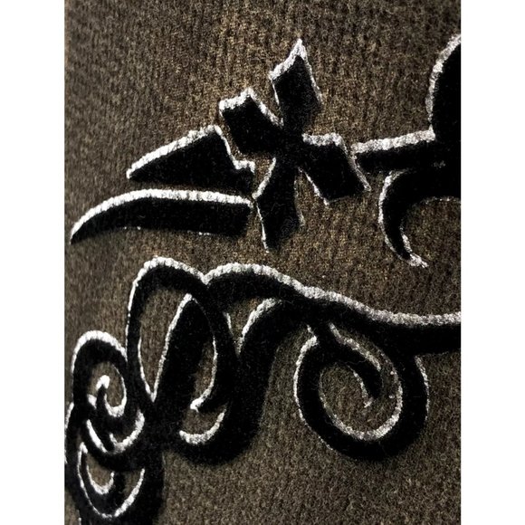 AFFLICTION Men's Thermal Shirt DARK NIGHT Biker Sk - Picture 8 of 10